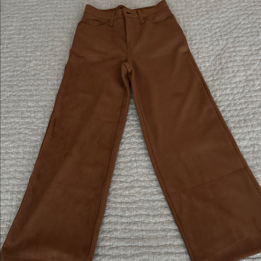 Banana Republic Chocolate Wide-Leg Trousers